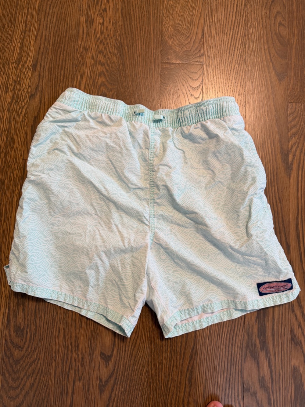 Vineyard Vines Mint Wave Swim Shorts
